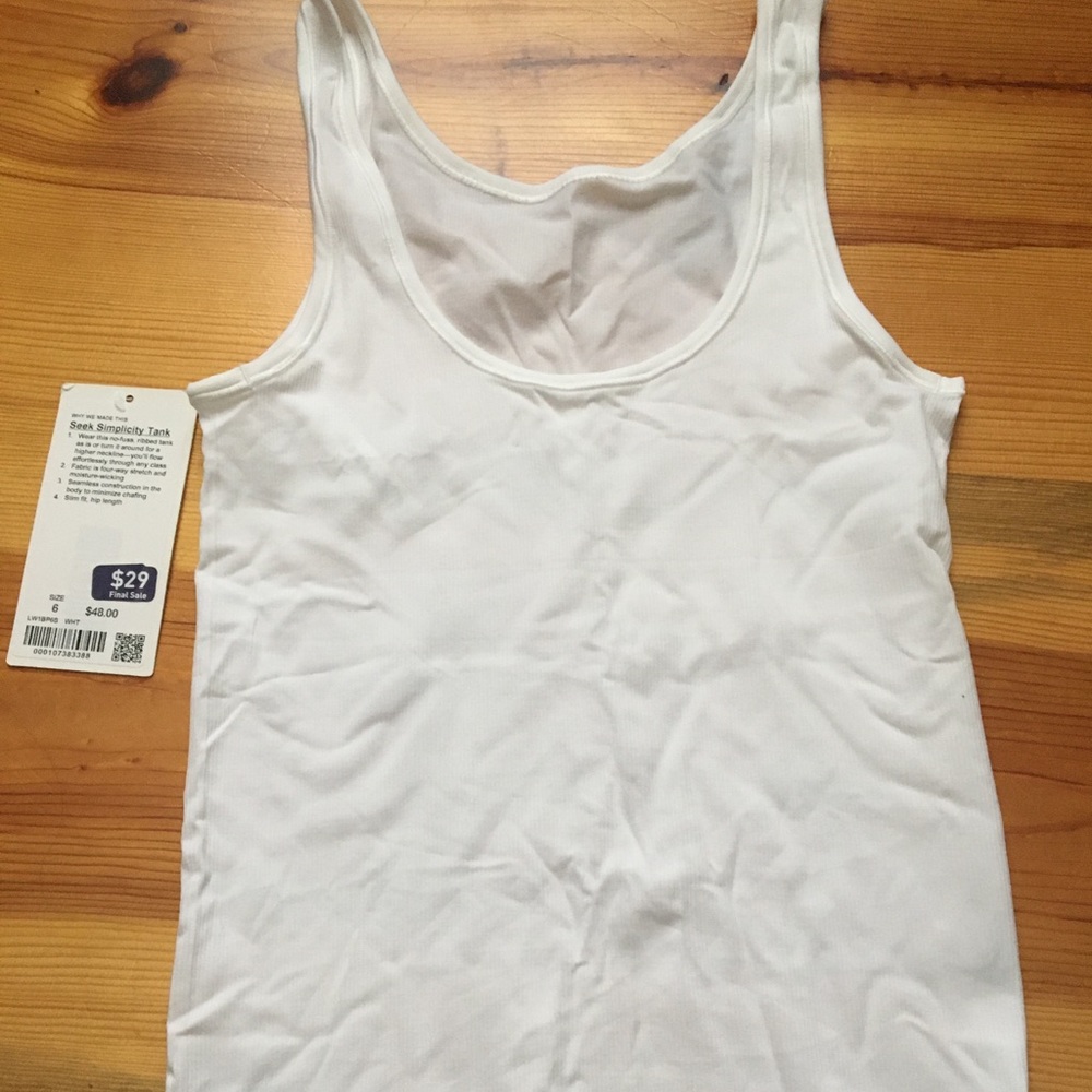 Seek Simplicity tank